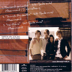 PromoCD (Silbermond) back